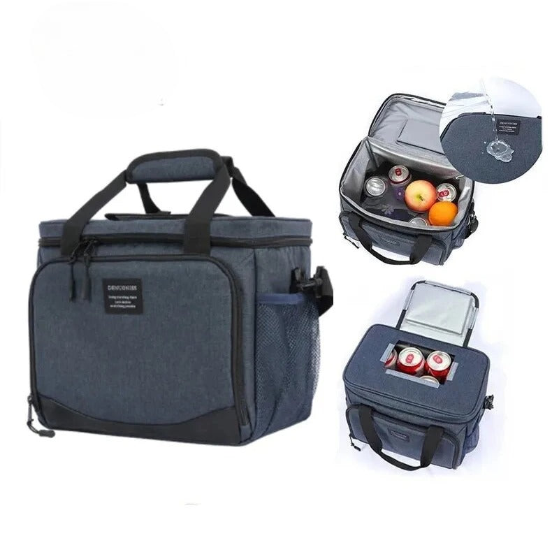 Sac Isotherme Repas Pour Homme Bleu foncé