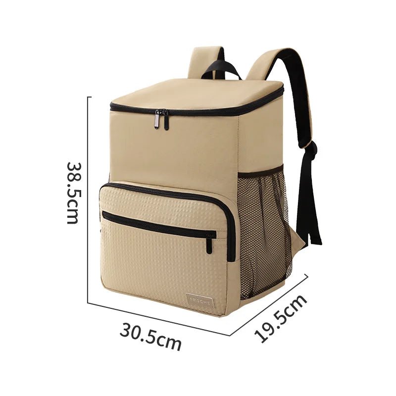 Sac À Dos Isotherme Repas Beige 23L