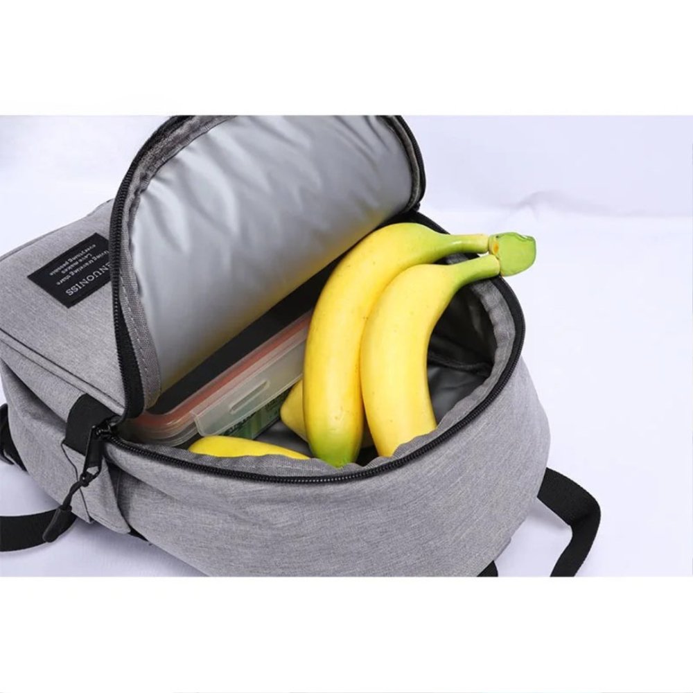 Sac À Dos Isotherme Repas Enfant Gris