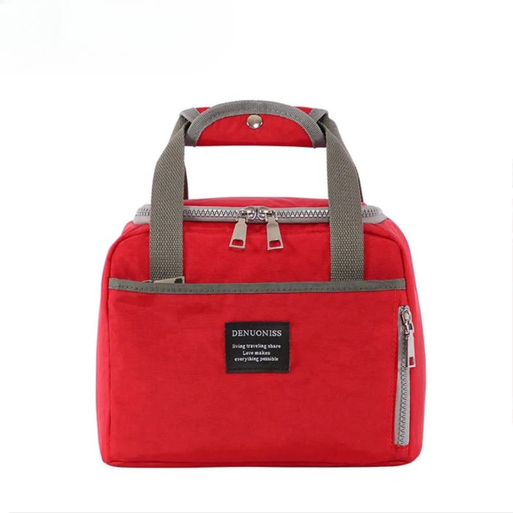 Sac Déjeuner Isotherme Rouge Pour Déjeuner
