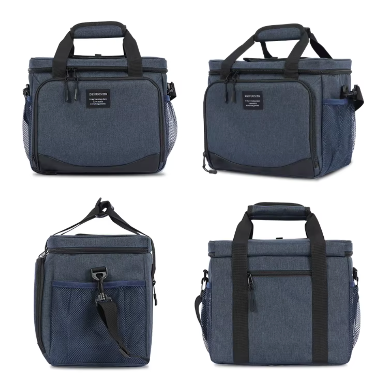 Sac Isotherme Homme Repas Noir