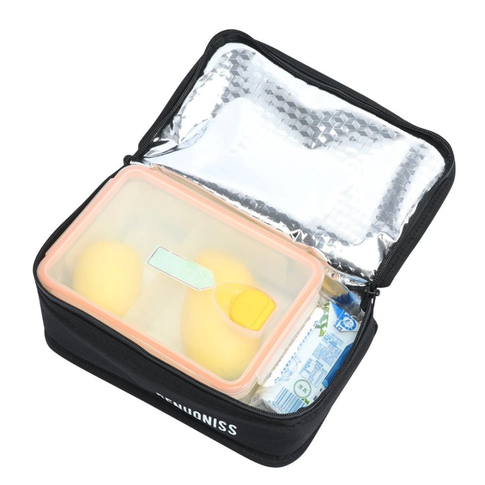 Petit Sac Déjeuner Isotherme Gris