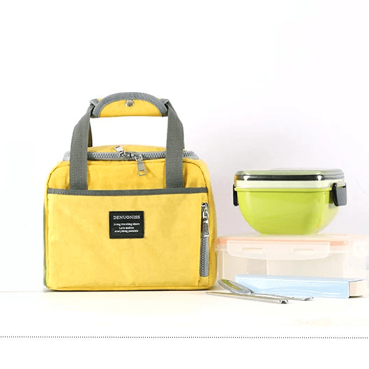 Sac À Déjeuner Isotherme Jaune